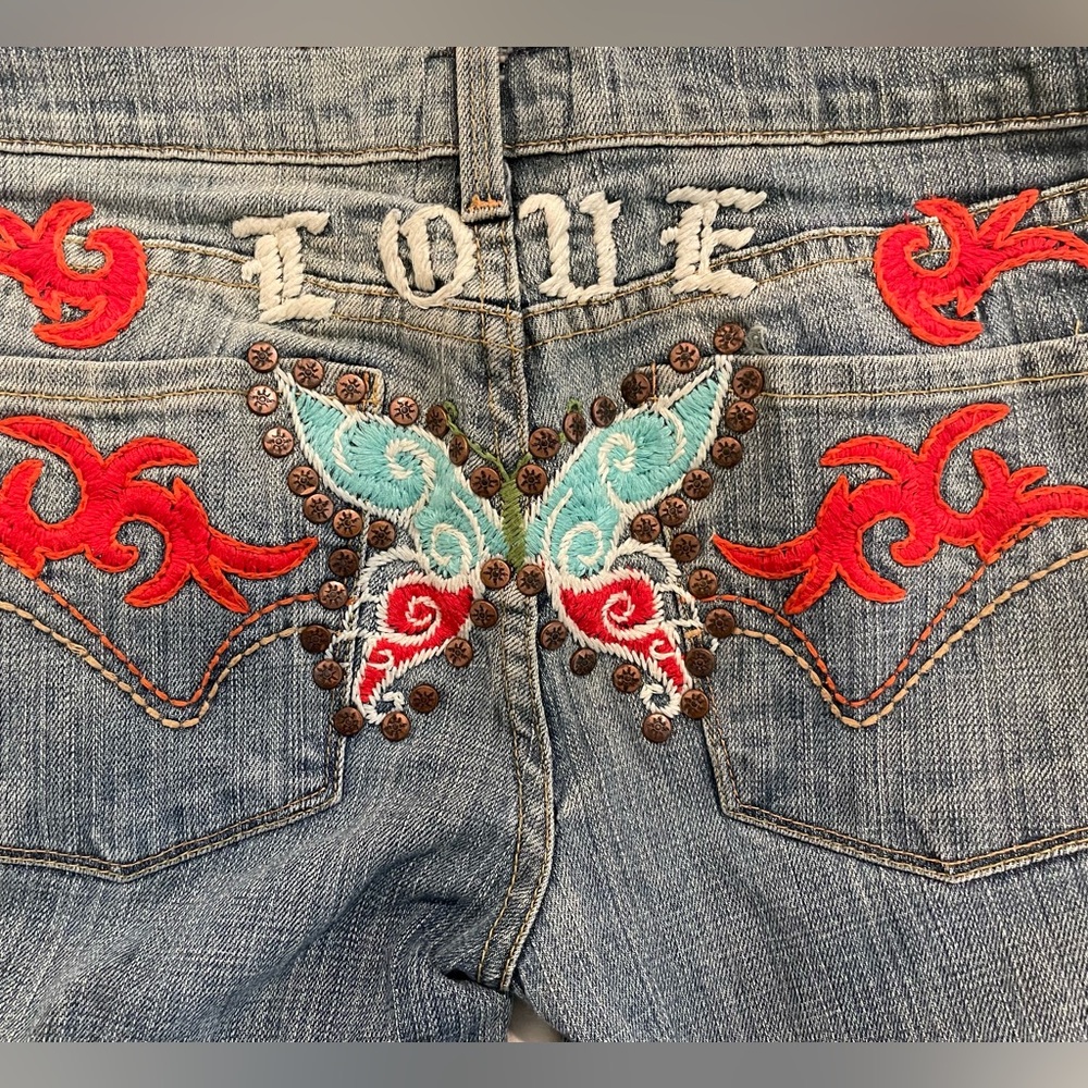 Vintage People for Peace Butterfly jeans - Picture 12 of 12